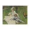 Trademark Fine Art Pierre Auguste Renoir 'Madame Monet And Her Son' Canvas Art, 14x19 BL01869-C1419GG